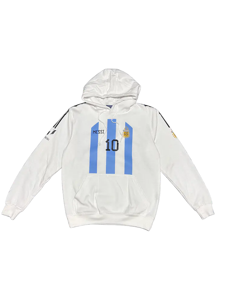 Poleron canguro de algodón - Blanco / Argentina 🇦🇷  2