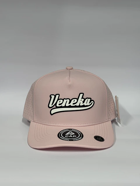 Gorra de lona 5p láser - Rosado / Veneka 