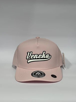 Gorra de lona 5p láser - Rosado / Veneka 