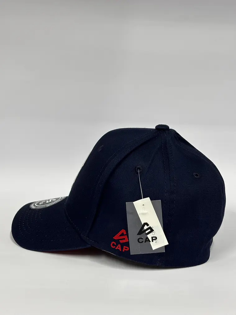 Gorra de lona 6p Cerrada - Azul M / Boston clasic  3