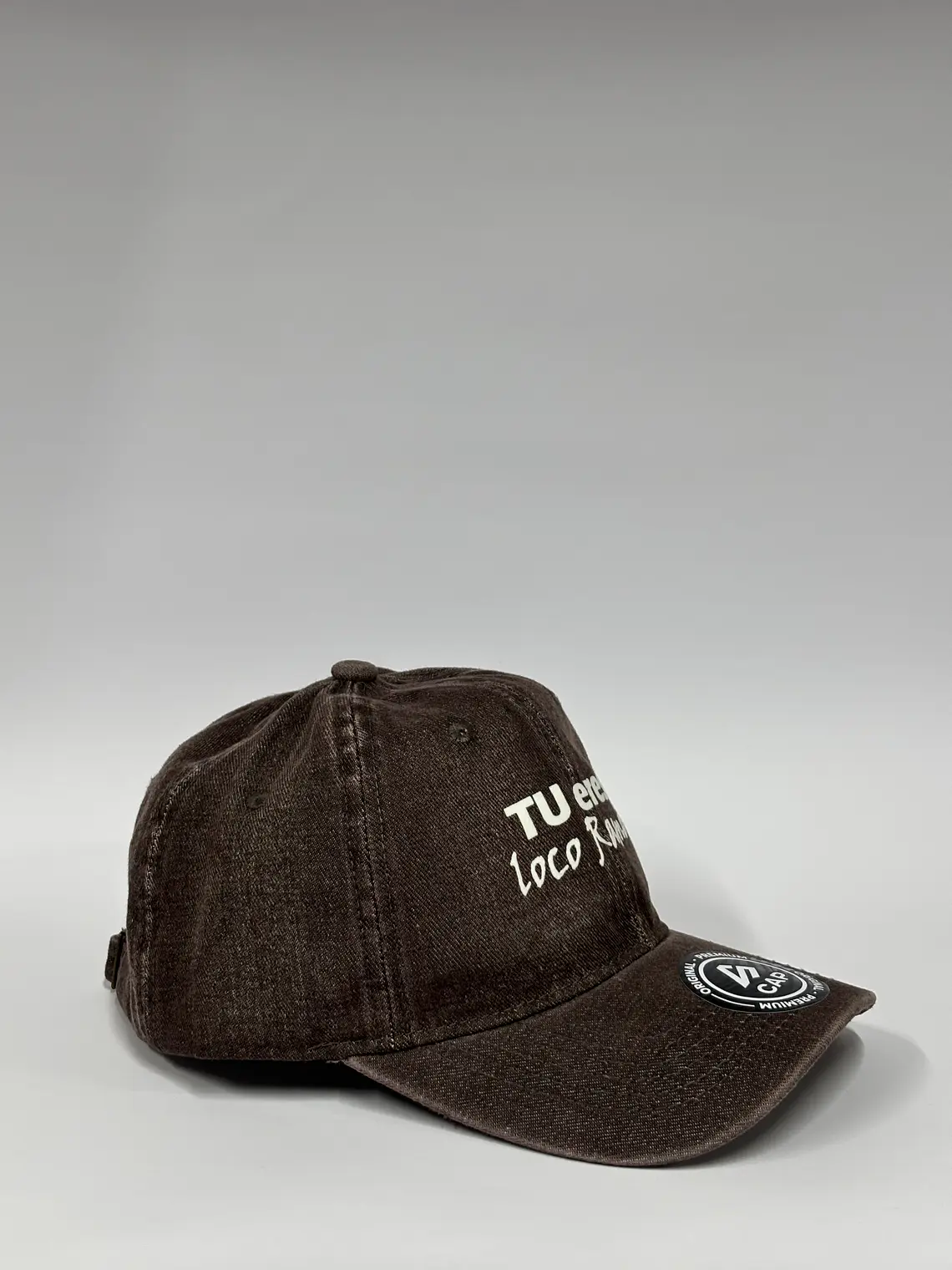 Gorra de lona 6p - Cobre jaspeado / Tu eres loco Ramón  2