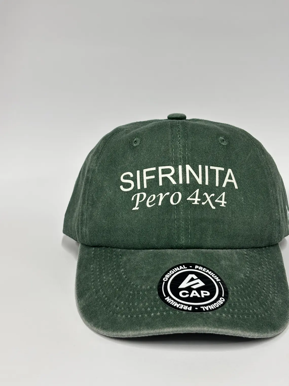 Gorra de lona 6p - Verde jaspeado / Sifrinita pero 4x4 4