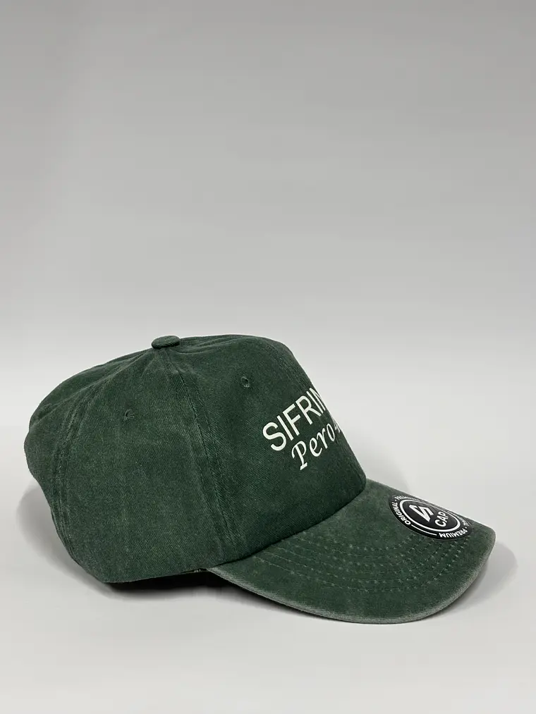 Gorra de lona 6p - Verde jaspeado / Sifrinita pero 4x4 2