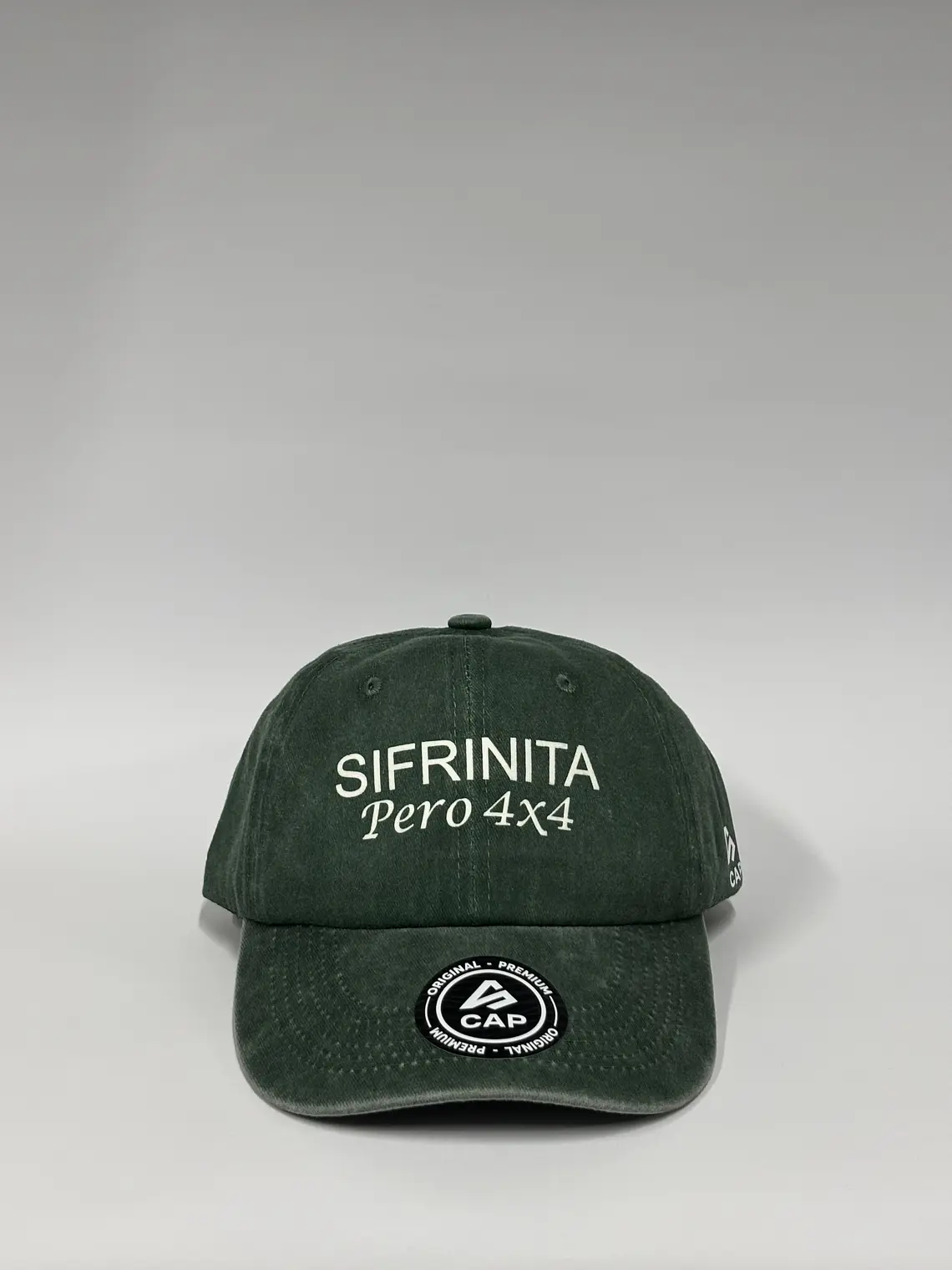 Gorra de lona 6p - Verde jaspeado / Sifrinita pero 4x4 1