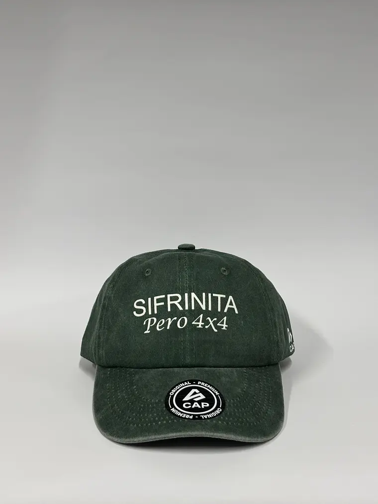 Gorra de lona 6p - Verde jaspeado / Sifrinita pero 4x4 1