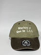 Gorra de lona 6p - Beige x marrón / Marico el que lo lea  - Miniatura 3