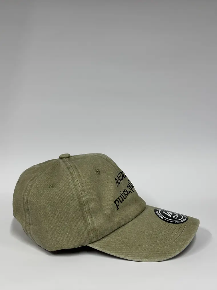 Gorra de lona 6p - Beige / Ando putica, putica  2