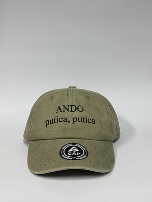 Gorra de lona 6p - Beige / Ando putica, putica 