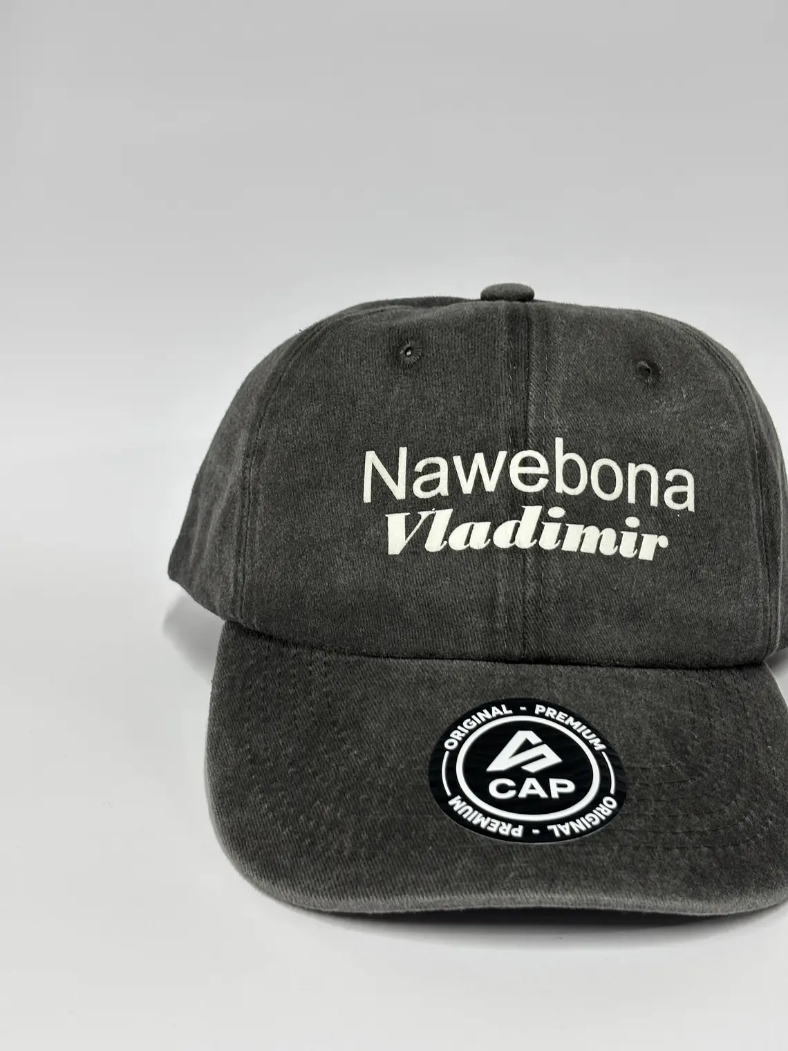 Gorra de lona 6p - Negro jaspeado / Nawebona Vladimir 3