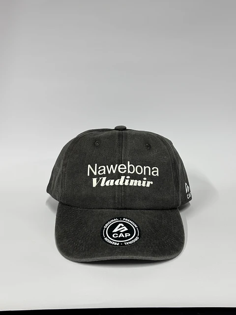 Gorra de lona 6p - Negro jaspeado / Nawebona Vladimir