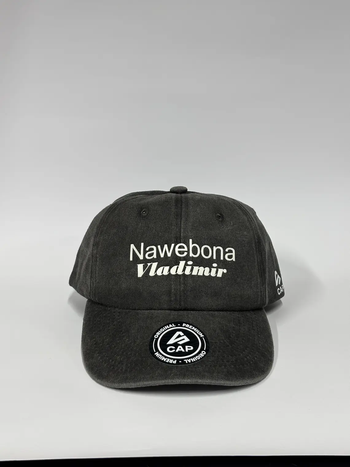 Gorra de lona 6p - Negro jaspeado / Nawebona Vladimir 1