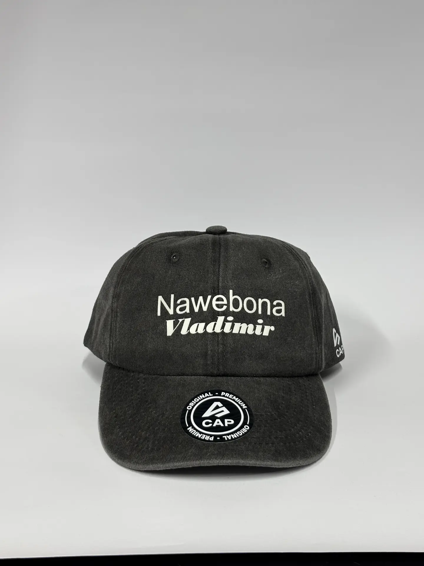 Gorra de lona 6p - Negro jaspeado / Nawebona Vladimir 1