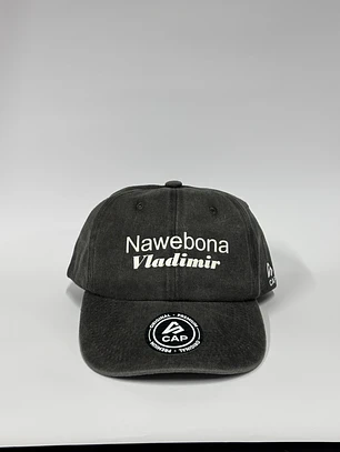 Gorra de lona 6p - Negro jaspeado / Nawebona Vladimir