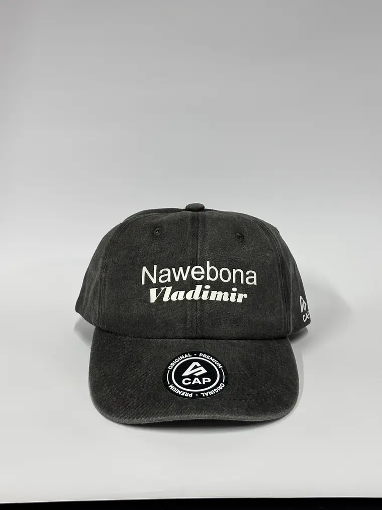 Gorra de lona 6p - Negro jaspeado / Nawebona Vladimir 1