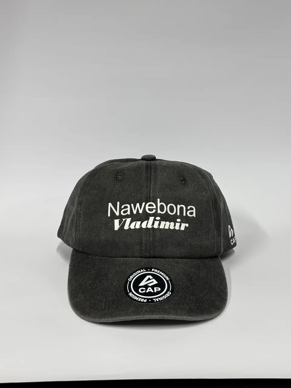 Gorra de lona 6p - Negro jaspeado / Nawebona Vladimir 1