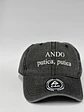 Gorra de lona 6p - Negro jaspeado / Ando putica, putica  - Miniatura 4