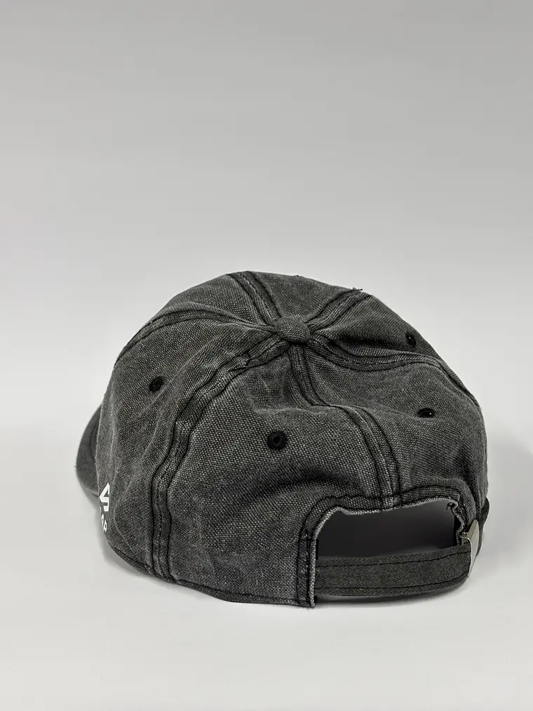 Gorra de lona 6p - Negro jaspeado / Ando putica, putica  3