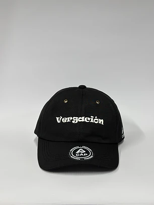 Gorra de lona 6p - Negro sólido / Vergación