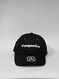 Gorra de lona 6p - Negro sólido / Vergación - Miniatura 1