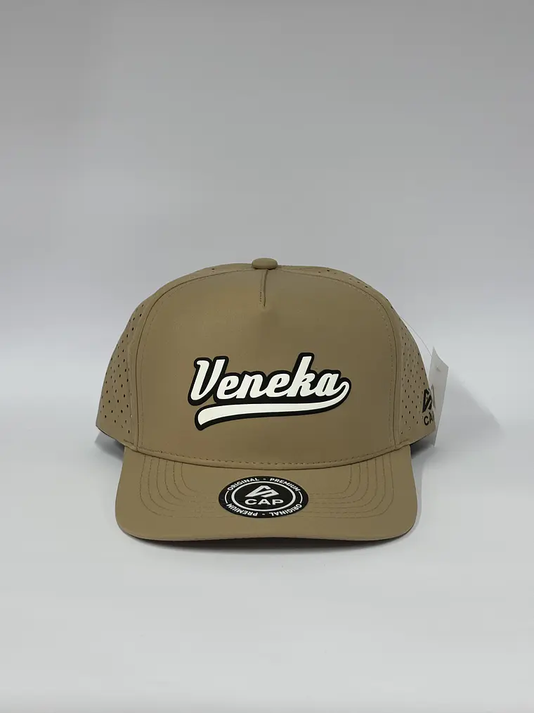 Gorra de lona 5p láser - Beige / Veneka  1