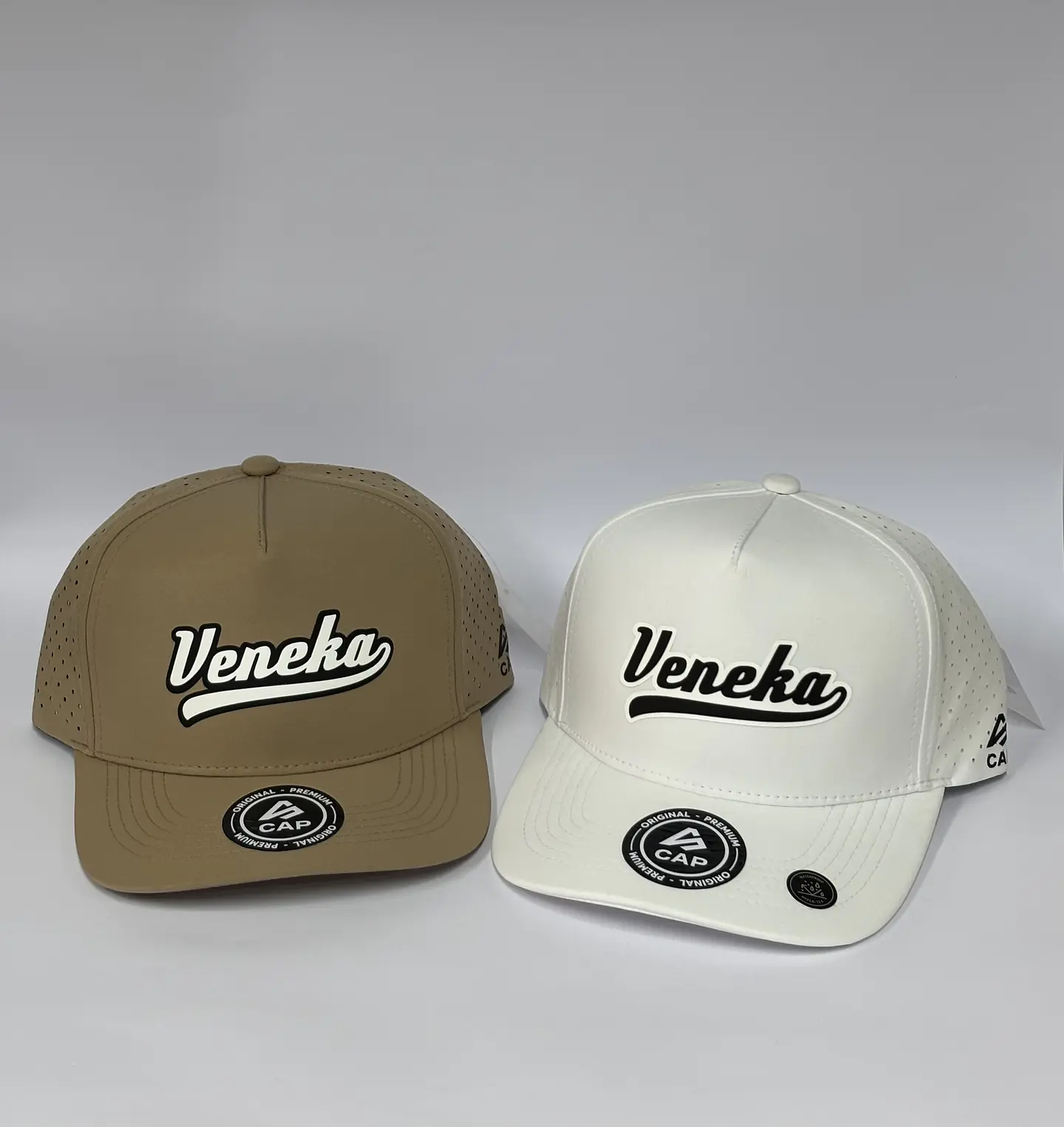 Gorra de lona 5p láser - Beige / Veneka  4