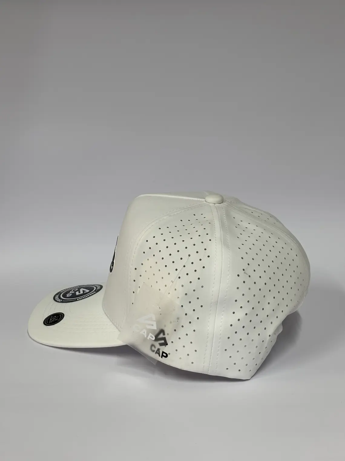Gorra de lona 5p láser - Blanco / Veneka  4