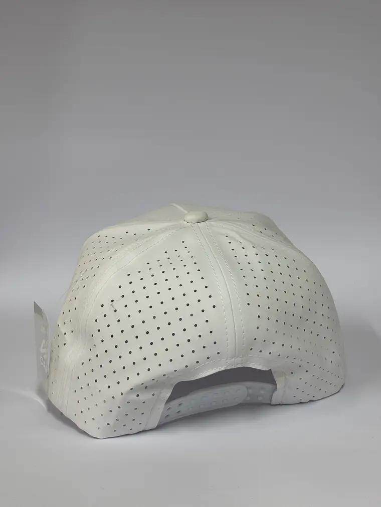 Gorra de lona 5p láser - Blanco / Veneka  5
