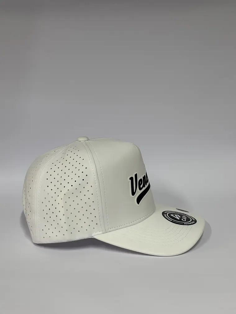 Gorra de lona 5p láser - Blanco / Veneka  2