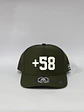 Gorra de lona 5p láser - Verde militar  / +58  - Miniatura 1