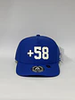 Gorra de lona 5p láser - Azul rey / +58 - Miniatura 1