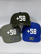 Gorra de lona 5p láser - Azul rey / +58 - Miniatura 4