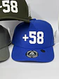 Gorra de lona 5p láser - Azul rey / +58 - Miniatura 5