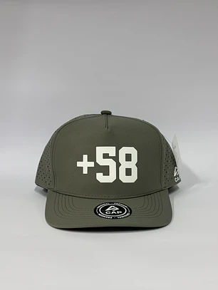 Gorra de lona 5p láser - Gris / +58
