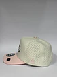 Gorra de lona 5p láser - Blanco x Rosado / Veneka  - Miniatura 6