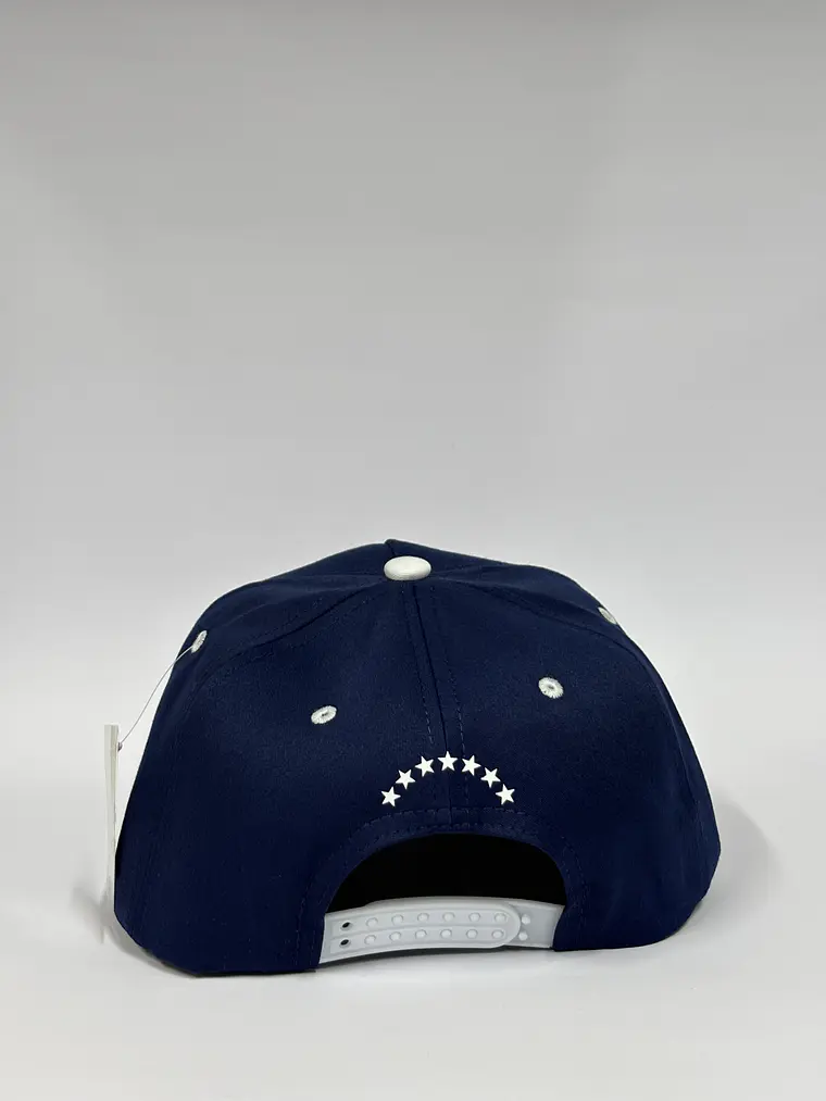 Gorra de lona 5p - Azul M x Blanco / VZLA pro  3