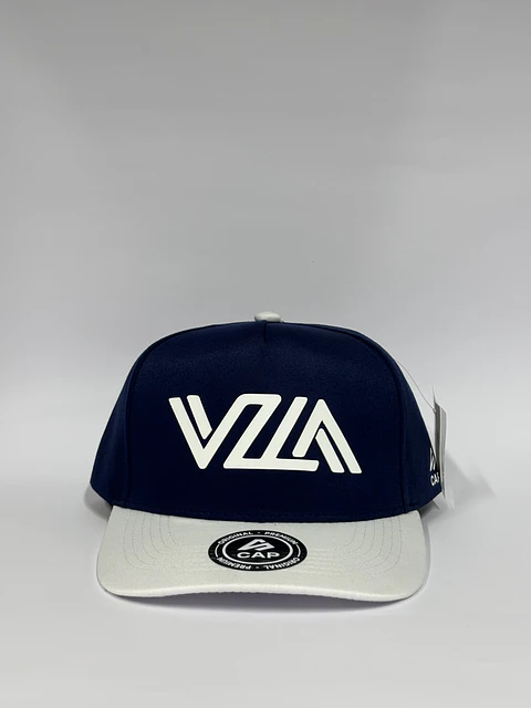 Gorra de lona 5p - Azul M x Blanco / VZLA pro 