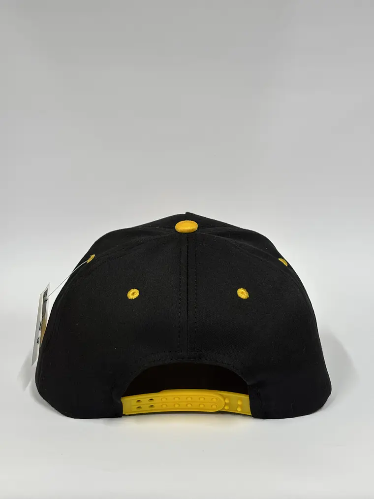 Gorra de lona 5p - Negro x amarillo / Patos Lucas WB Looney Tunes  4