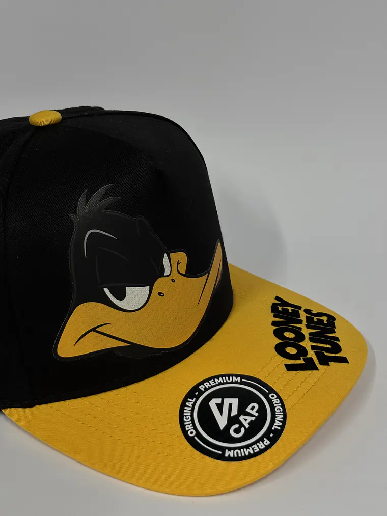 Gorra de lona 5p - Negro x amarillo / Patos Lucas WB Looney Tunes  3