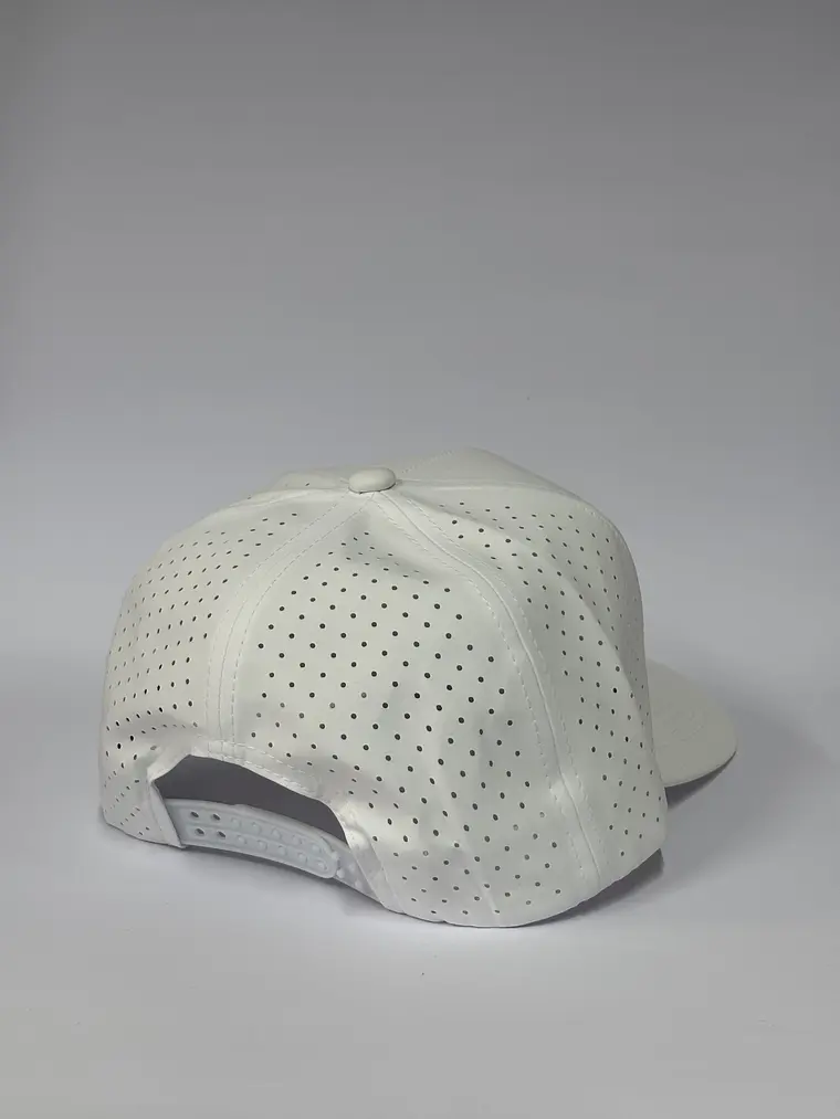 Gorra de lona 5p láser - Blanco / Maracaibo  4