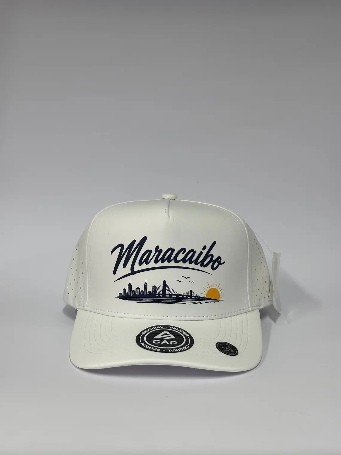 Gorra de lona 5p láser - Blanco / Maracaibo  1