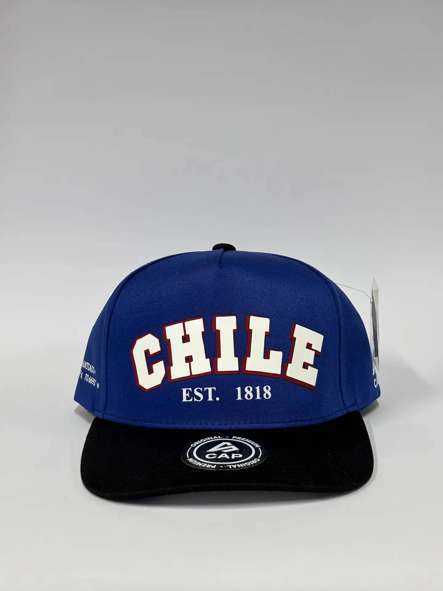 Gorra de lona 6p - Azul x Negro / Chile 🇨🇱 18 1