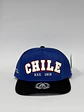 Gorra de lona 6p - Azul x Negro / Chile 🇨🇱 18 - Miniatura 1