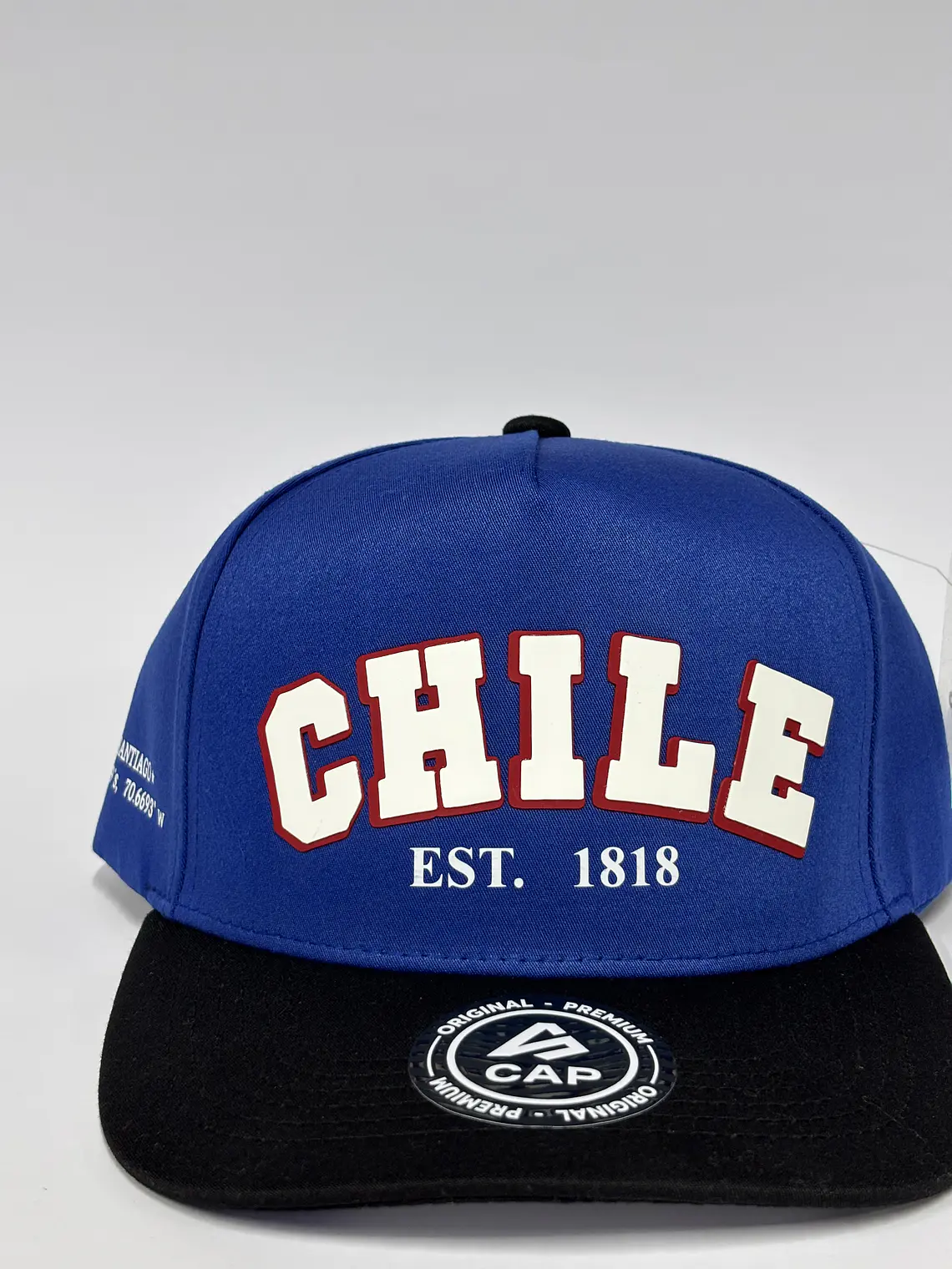 Gorra de lona 6p - Azul x Negro / Chile 🇨🇱 18 2