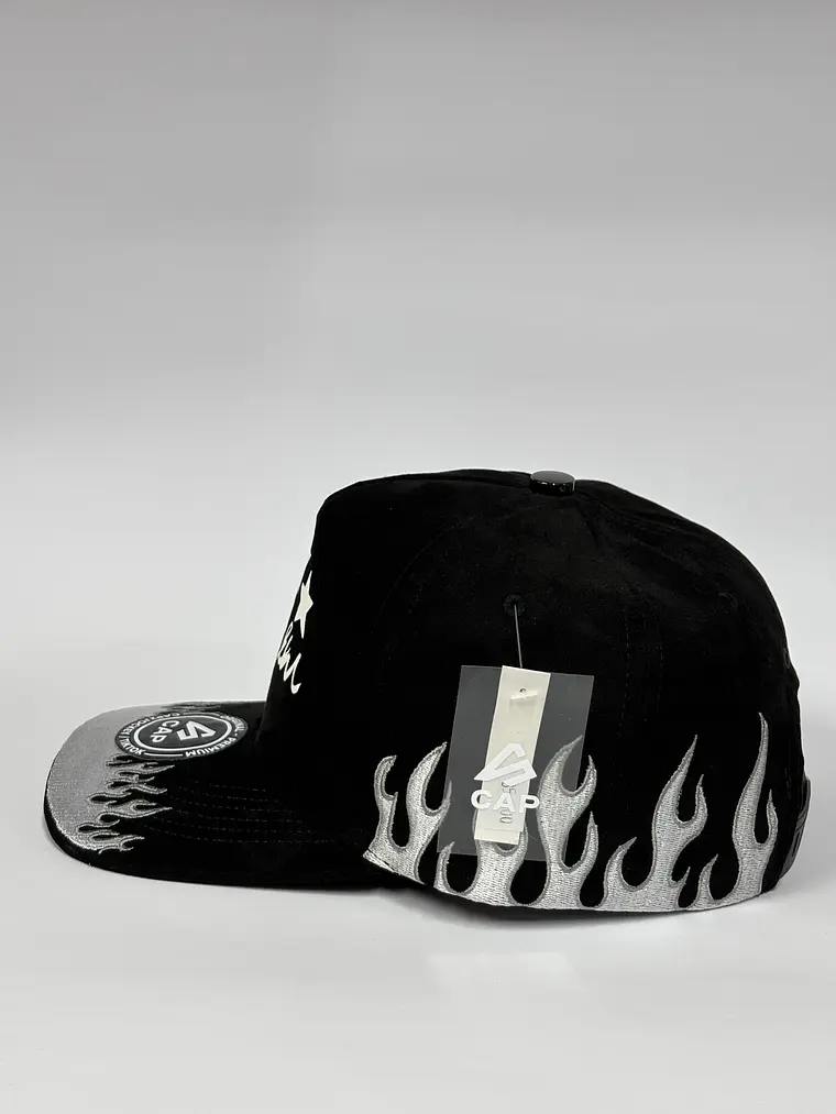 Gorra de gamuza 5p - Negro / Capcrew Star  5