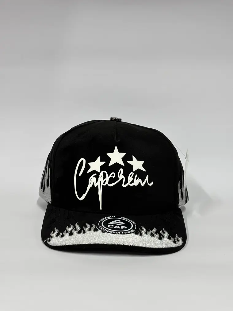 Gorra de gamuza 5p - Negro / Capcrew Star  1