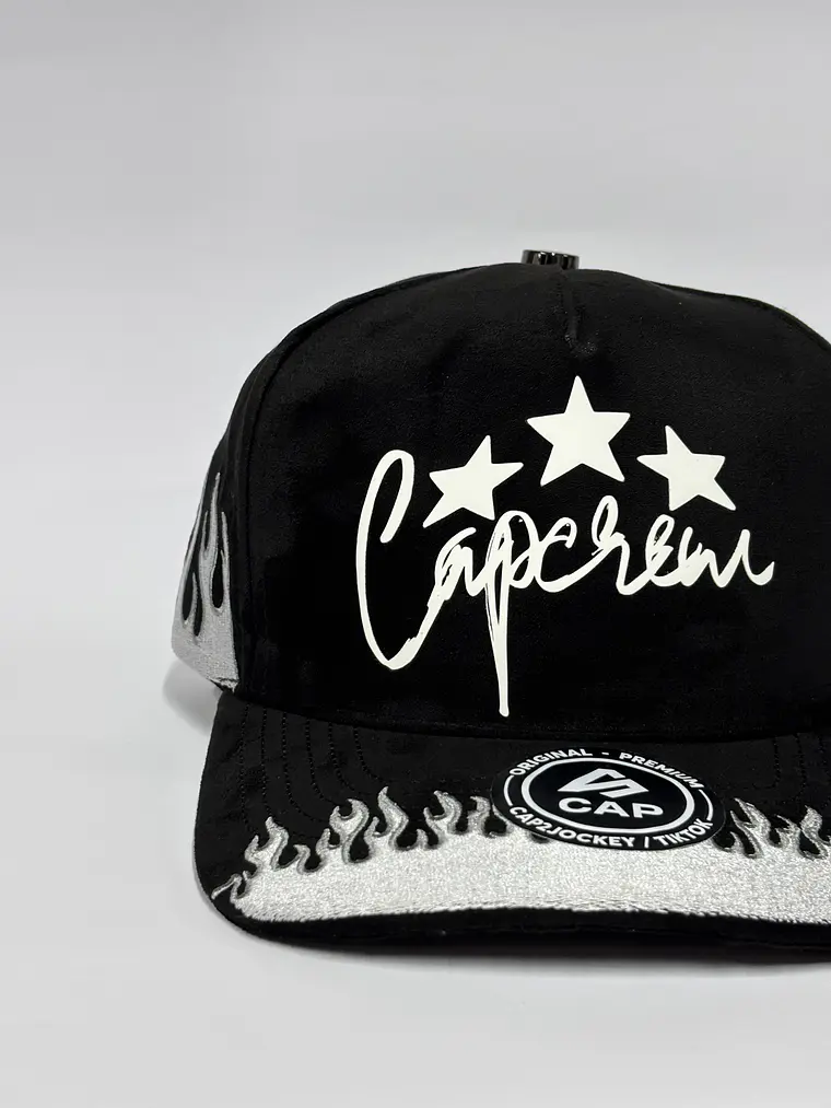 Gorra de gamuza 5p - Negro / Capcrew Star  6