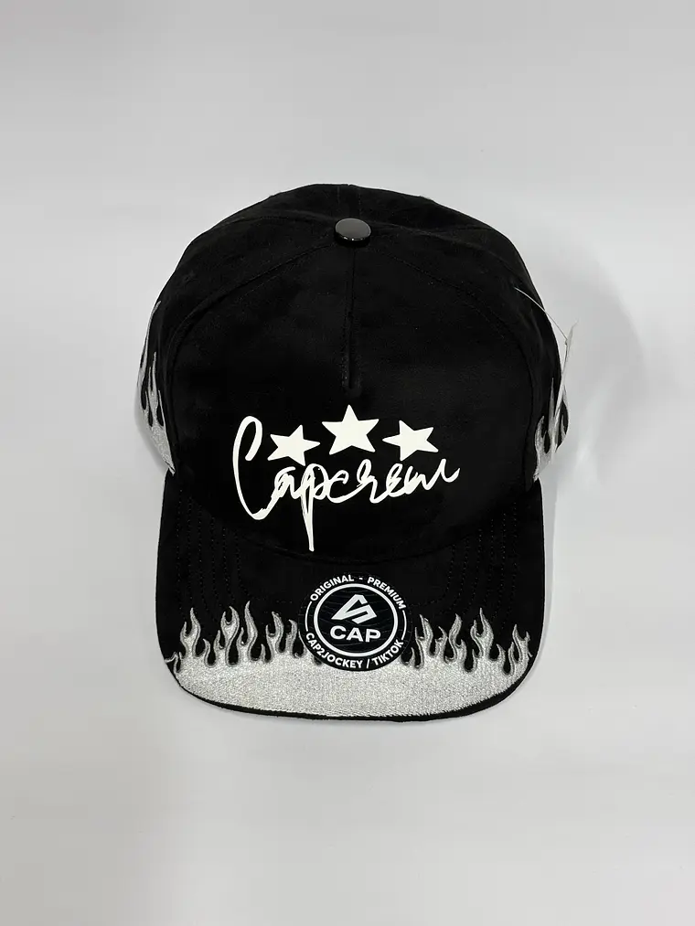 Gorra de gamuza 5p - Negro / Capcrew Star  2