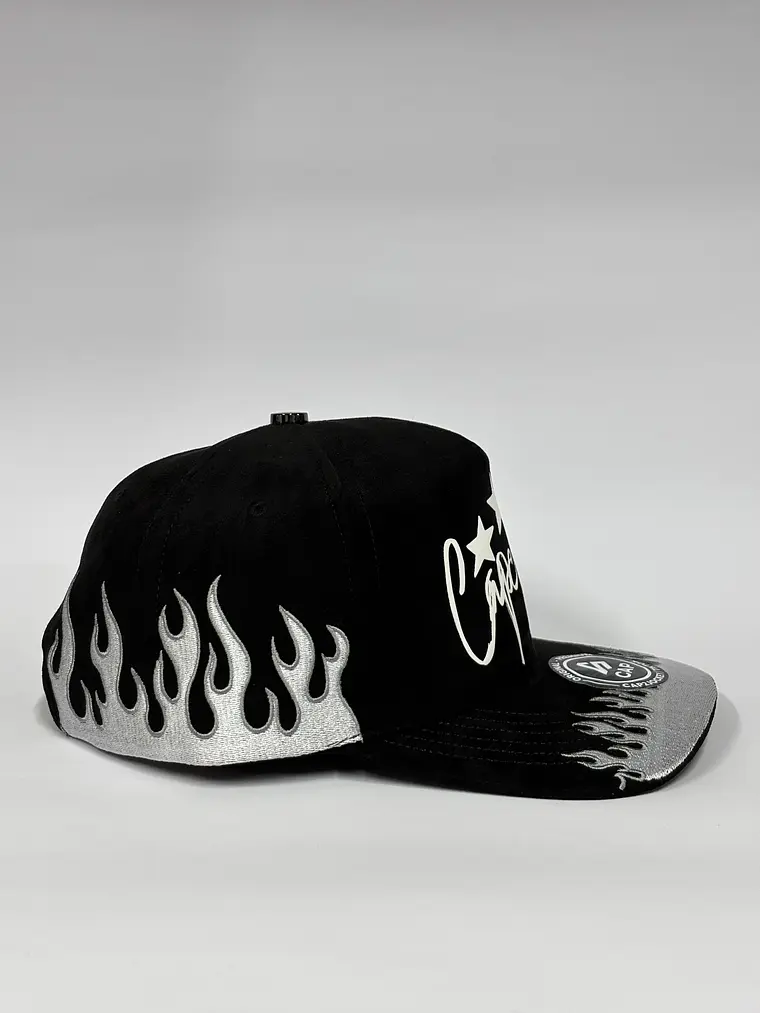 Gorra de gamuza 5p - Negro / Capcrew Star  3