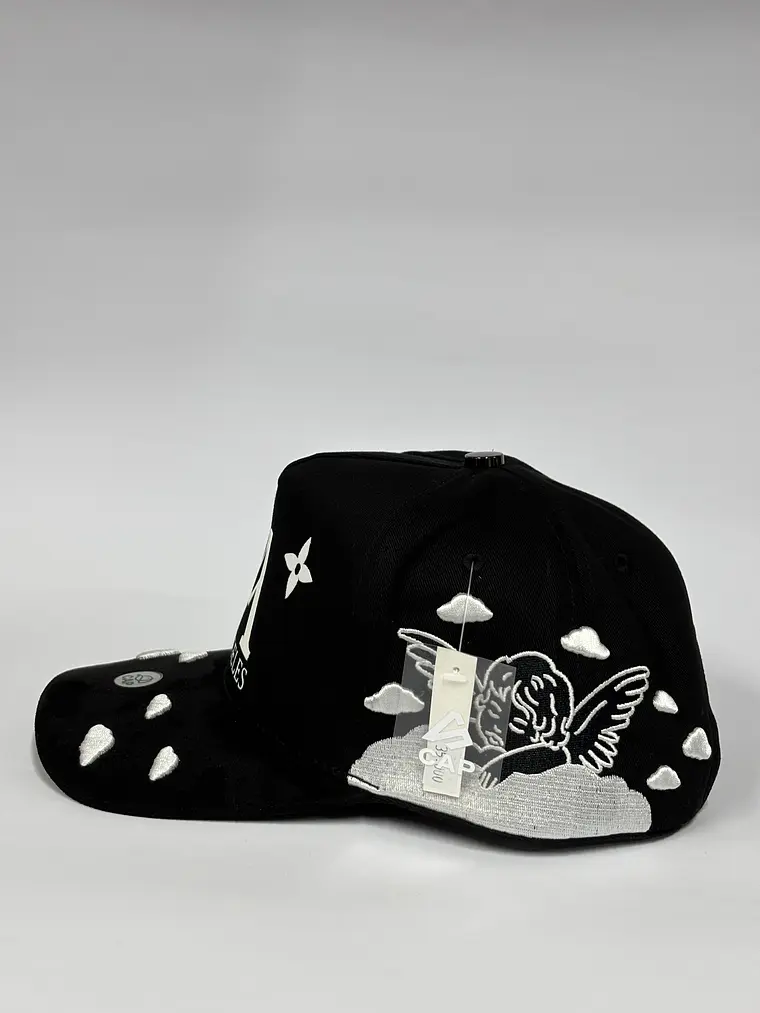 Gorra de lona 5p - Negro / Los Ángeles LA 4