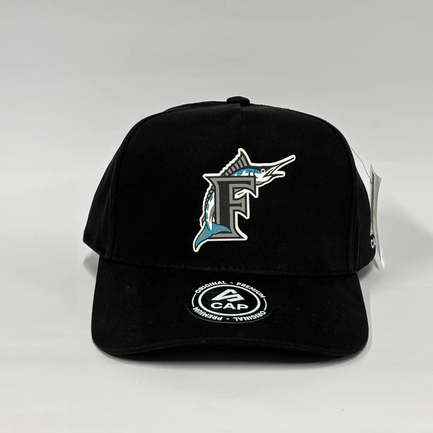 Gorra de lona 5p - Negro / Miami Marlines clasic  1